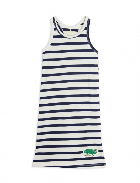 MINI RODINI Kleid Chamäleon - gestreift